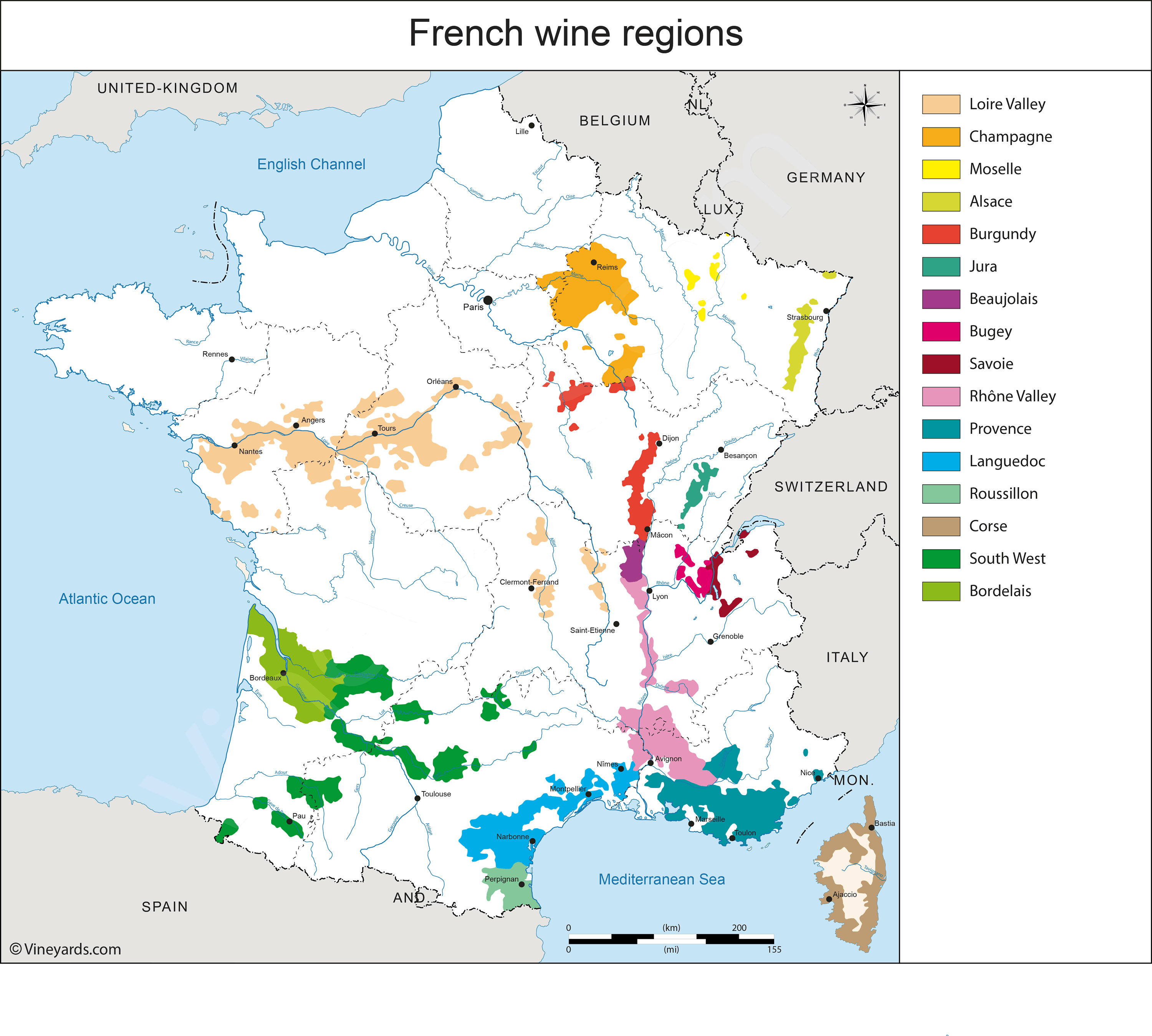 Wine Regions in France